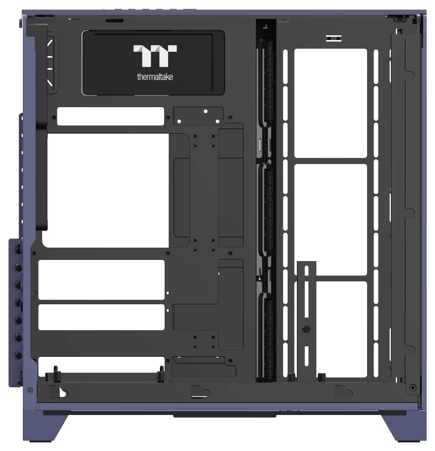 Thermaltake View 390 Air Future Dusk Boîtier PC bleu foncé filtre anti-poussière, éclairage intégré, 2 ventilateurs pré--13