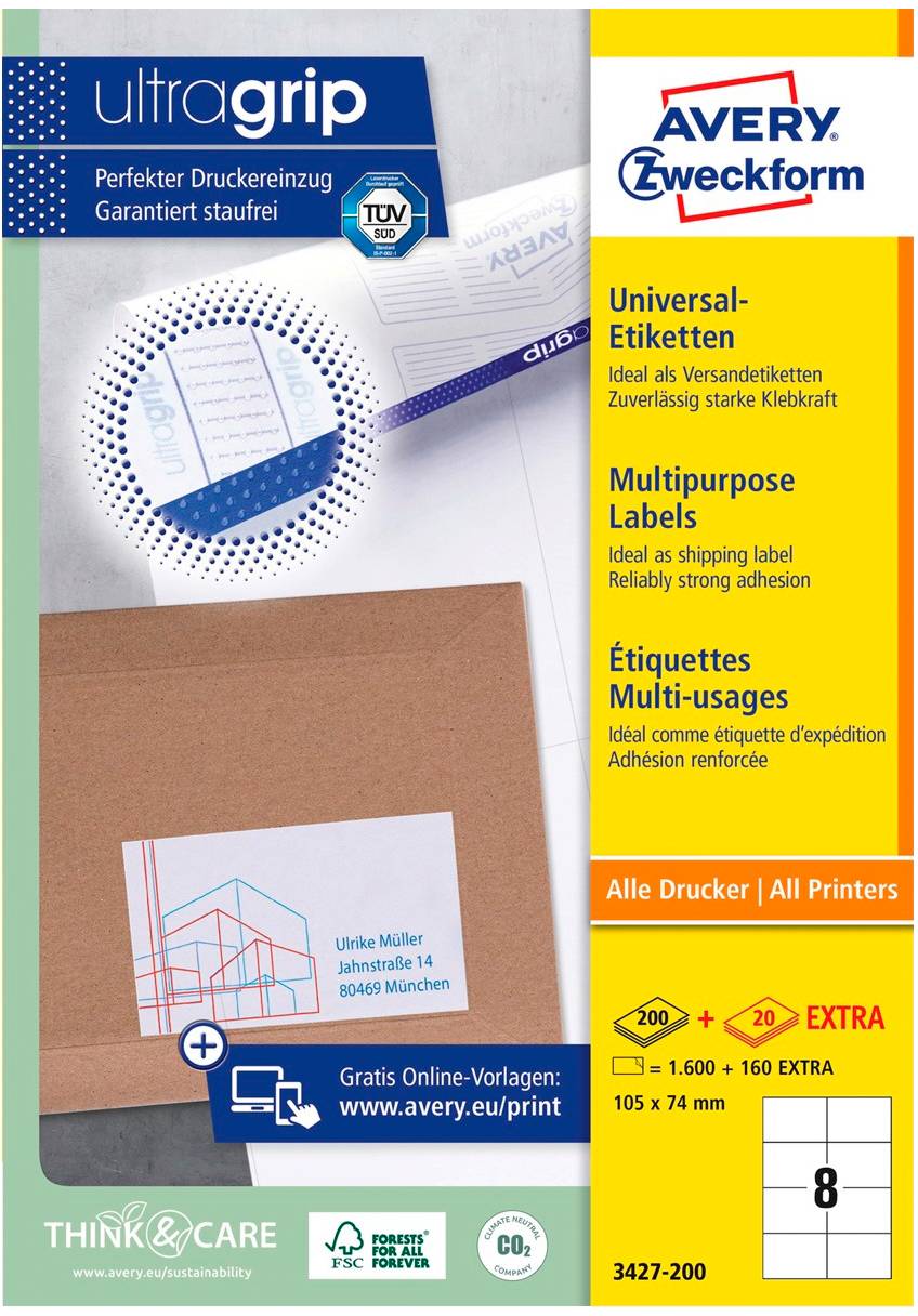Avery-Zweckform 6138 Etiquette universelles 1 pc(s)-0