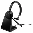 Jabra Evolve 65 TE Link390a UC Mono Micro-casque supra-auriculaire Bluetooth noir micro-casque, affichage de la charge d