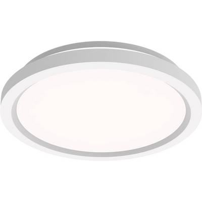 Un luminaire de plafond LED circulaire et moderne, avec une finition blanche, offrant un éclairage élégant et économe en énergie pour les espaces résidentiels.