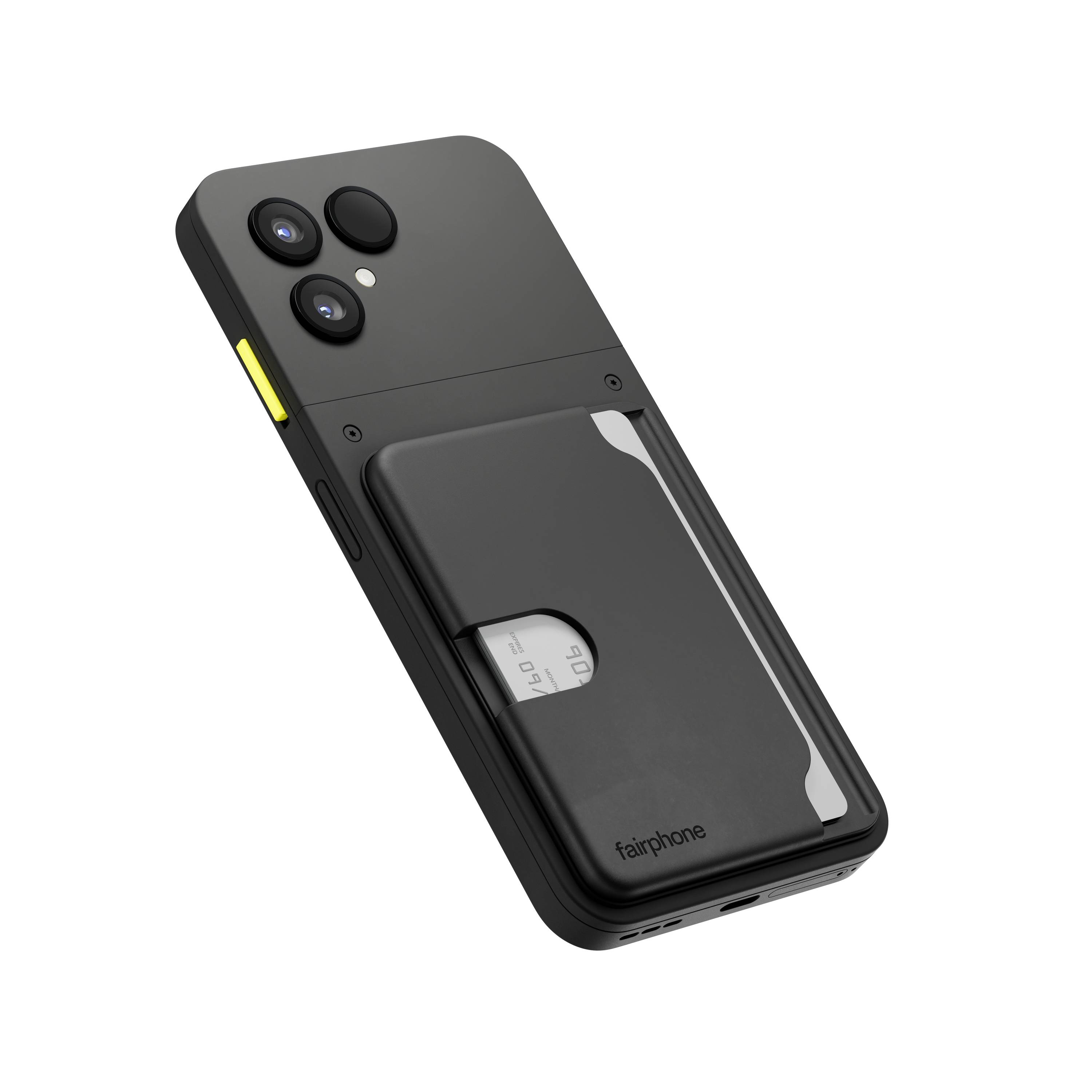 Fairphone Card Holder Porte-carte Fairphone Fairphone 6 noir F6CRDH-1ZW-WW1-5