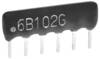 Frei RNLB08G0103B0E Réseau de résistances 10 kΩ THT SIP-8 0.2 W 1 pc(s)