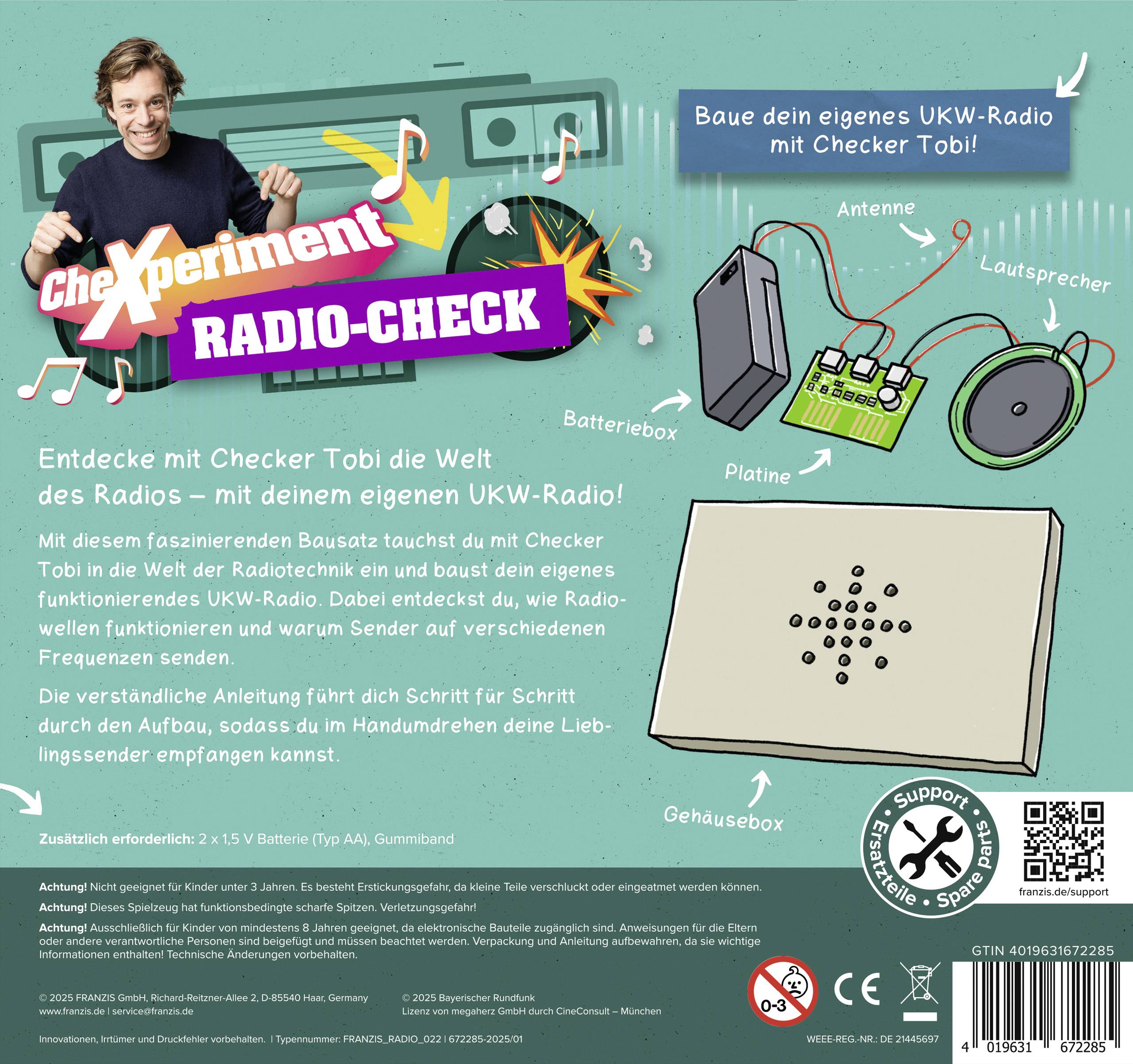 FRANZIS 67228 Coffret d'expérience à partir de 8 ans-6