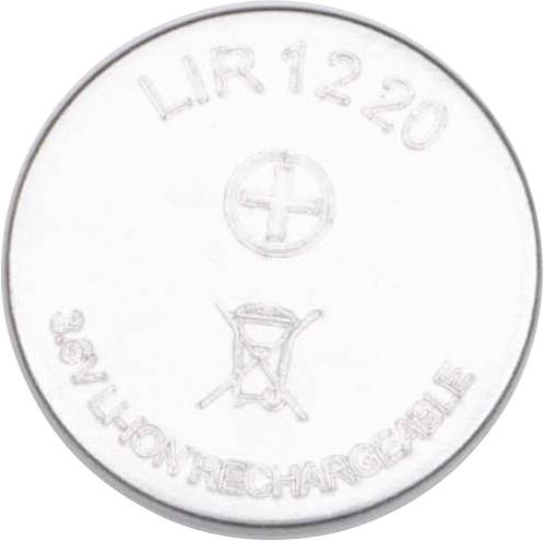 Akyga AKY1933 Pile bouton rechargeable LIR 1220 Li-Ion 9 mAh 3.7 V 1 pc(s)-0
