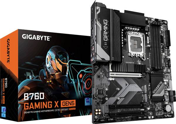 Gigabyte B760 GAMING X GEN5 Carte mère Socket (PC) Intel® 1700 Facteur de forme (détails) ATX Chipset de la carte mère Intel® B760