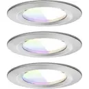 Paulmann 92450 Plafonnier LED, Luminaire à LED encastrable 6 W fer (brossé)