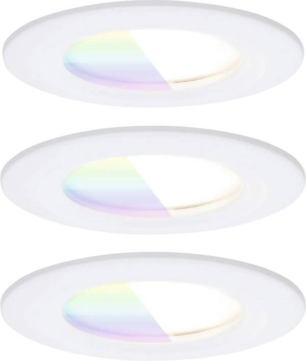 Paulmann 92449  Plafonnier LED, Luminaire à LED encastrable   LED  6 W blanc mat