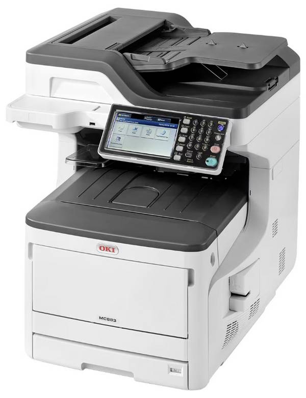 OKI MC 883 dn Imprimante multifonction laser, couleur couleur   imprimante, scanner, photocopieur, fax