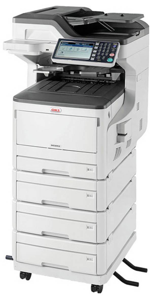 OKI MC 853DNV Imprimante multifonction laser, couleur    imprimante, scanner, photocopieur, fax