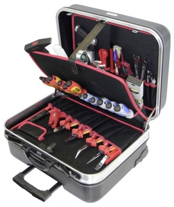 Alarm Werkzeuge 12-HT 56077520 pour professionnels Valise trolley équipée  (L x l x H) 525 x 450 x 280 mm