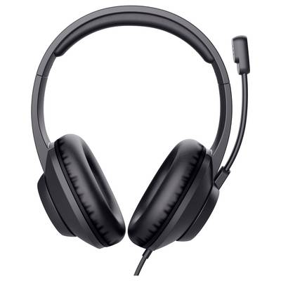 Trust Trust Ayda Max - Headset - On-Ear - kabelgebunden Casque supra-auriculaire filaire Stereo noir Suppression du brui-3