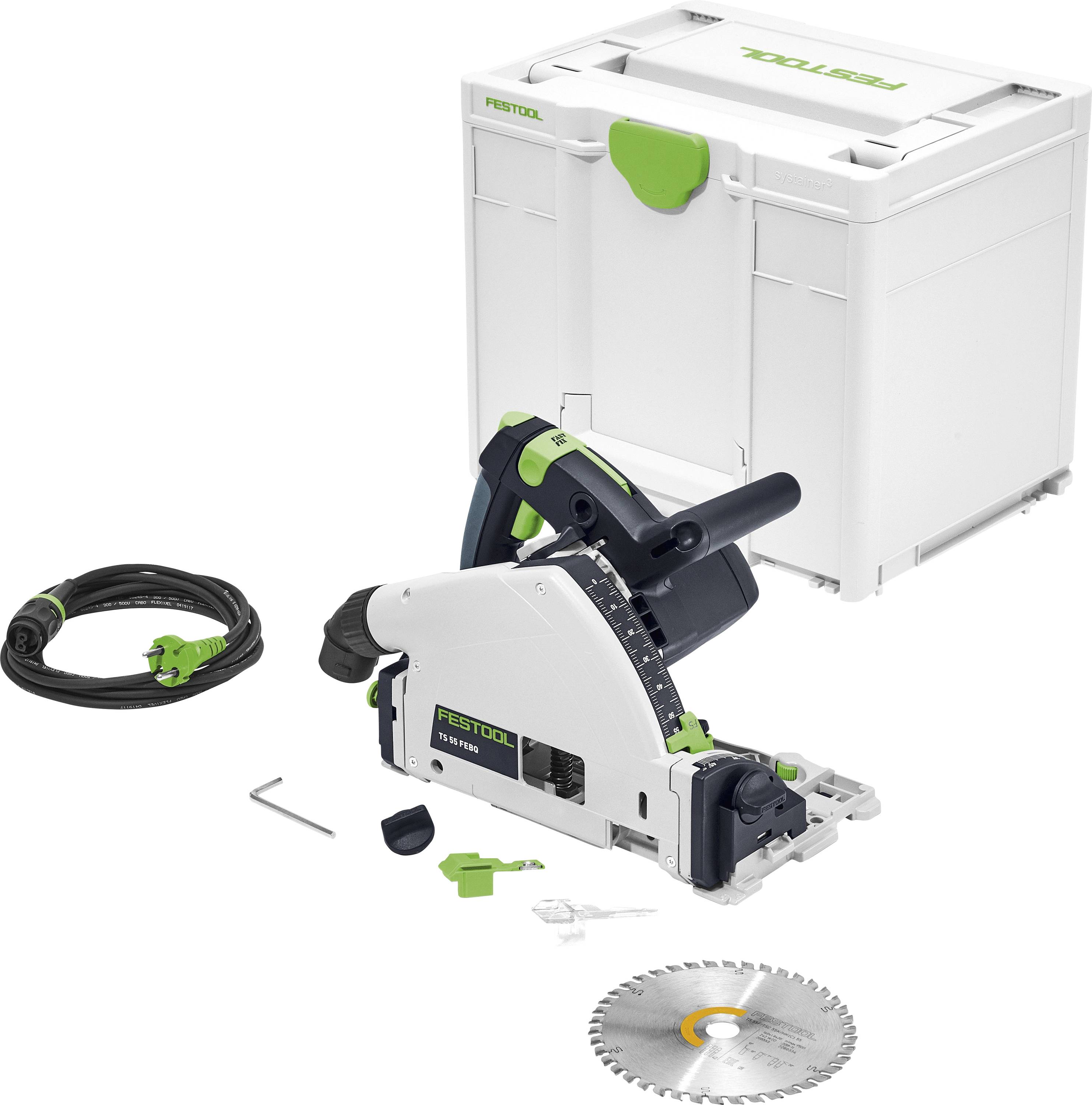Festool TS 55 FEBQ-Plus Scie sabre + accessoires 1200 W