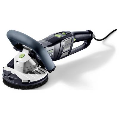 Rectifieuse de surface électrique avec brosse circulaire et poignée ergonomique, utilisée pour poncer ou polir des surfaces. Dotée d'un cordon d'alimentation et d'une poignée de préhension.