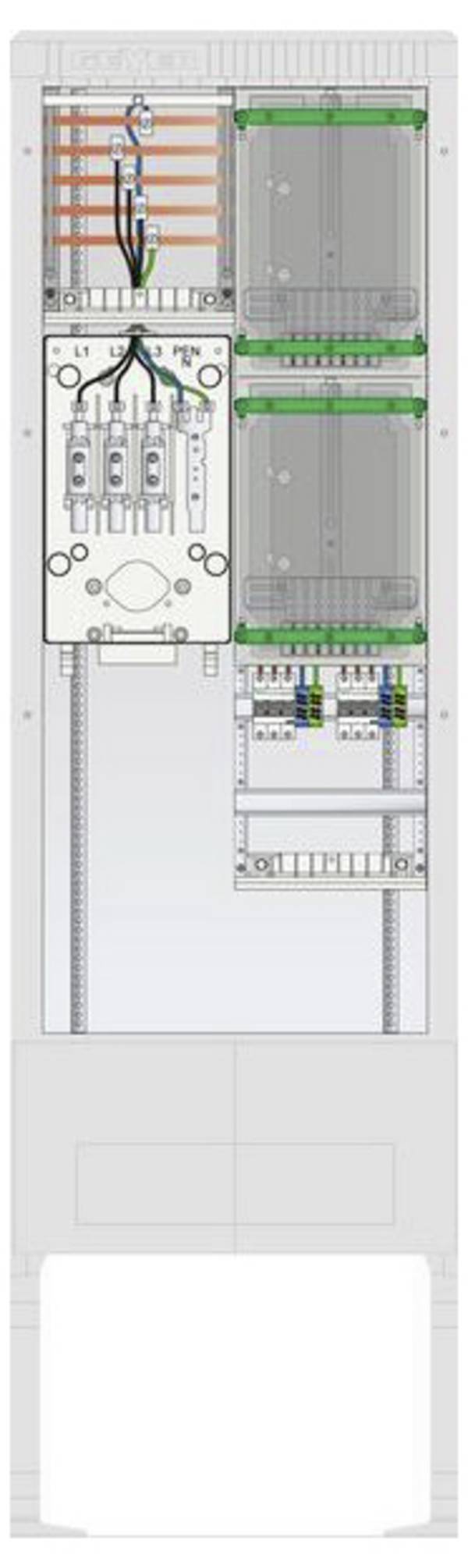 ABN  SZ205EA1513  SZ205EA1513  Colonne de raccordement de compteur        Contenu 1 pc(s)