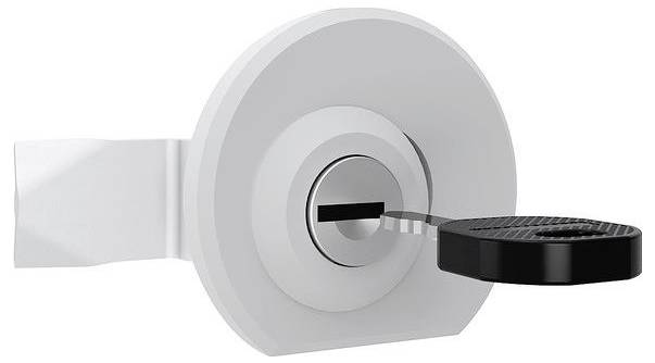 ABN AZUTU1 Serrure de porte AMIGO avec 2 clés, UP/HW pour le remplacement par une fermeture à clips Serrure 1 pc(s)