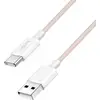LogiLink Câble USB-C USB 2.0 USB-A mâle, USB-C® mâle 1 m rose blindé CU0324