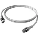 Easylan CPP1OACACA0050 RJ45 Câble réseau, câble patch CAT 6 S/FTP 5 m gris blindage double, sans halogène, ignifuge 1 pc