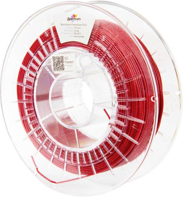 Spectrum Filaments 80272 PLA Glitter Filament PLA Glitter sans retard 1.75 mm 500 g bleu acier, bleu  1 pc(s)