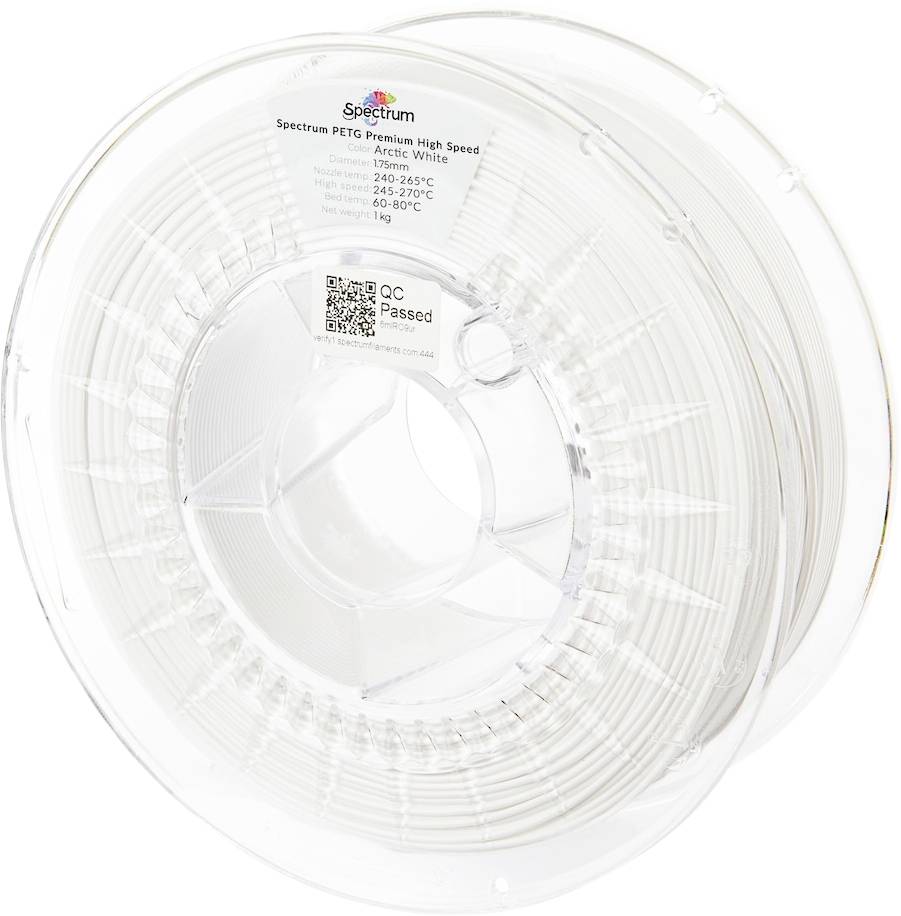 Spectrum Filaments 81538 PETG Premium High Speed Filament PETG filament haute vitesse, résistant aux produits chimiques 