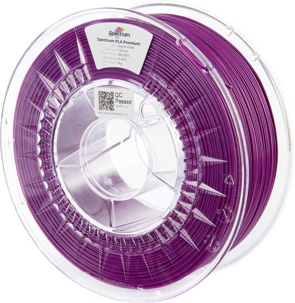 Spectrum Filaments 80849 PLA Premium Filament PLA résistance élevée à la traction 1.75 mm 1000 g signal violet, violet  1 pc(s)