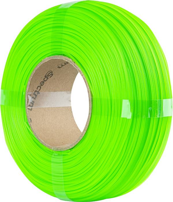 Spectrum Filaments 81269 ReFill Premium PLA High Speed Filament PLA filament haute vitesse, rigidité élevée, résistance élevée à la traction 1.75 mm 1000 g Neon Green UV, vert fluorescent  1 pc(s)