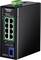 Commutateur réseau industriel de qualité professionnelle avec cinq ports Ethernet, étiqueté « TRENDnet TI-BG509i », bornier vert en haut, boîtier noir.