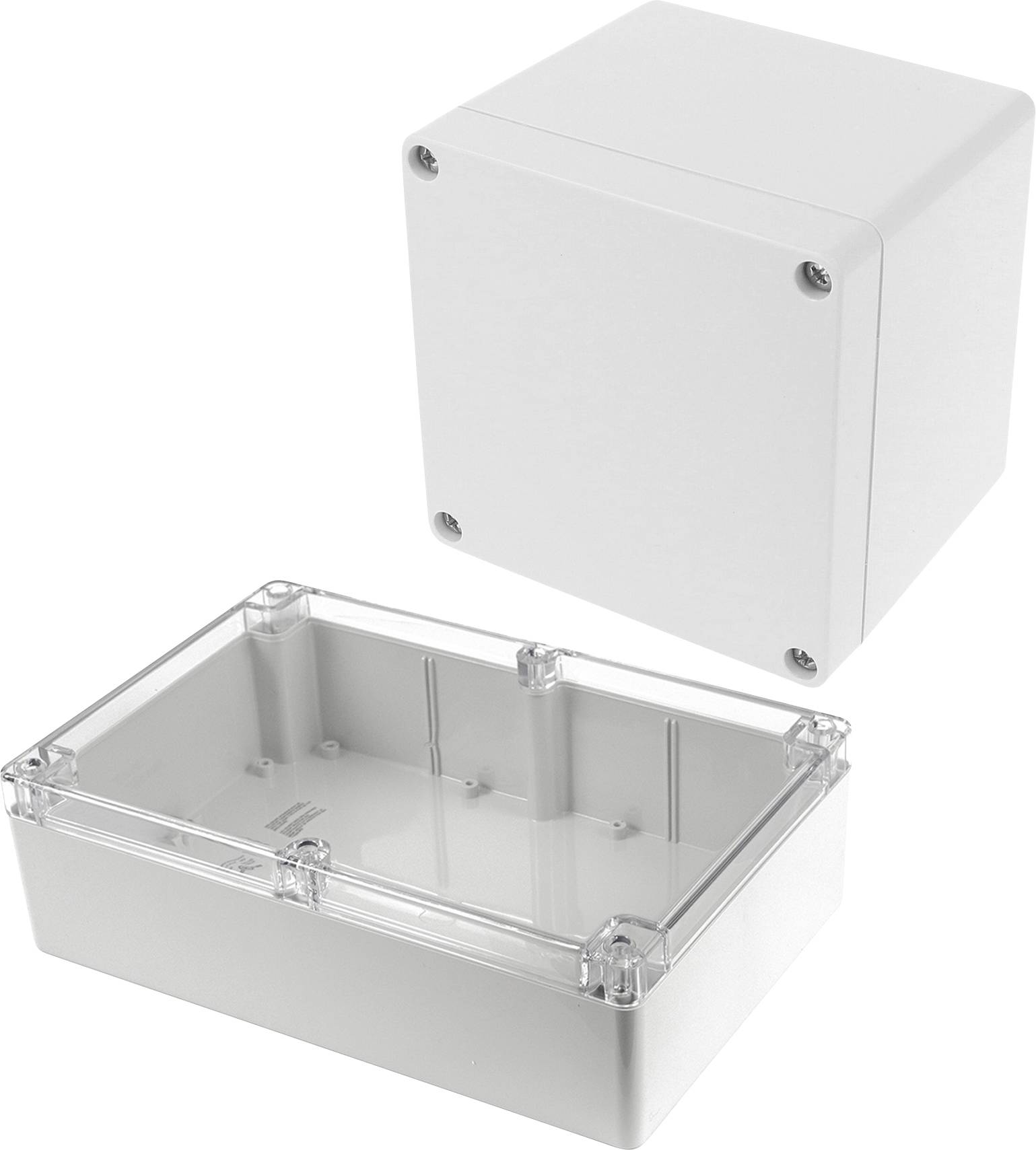 Hammond Electronics 1554RL2GY Boîtier 160 x 160 x 45 Polycarbonate gris clair 1 pc(s)