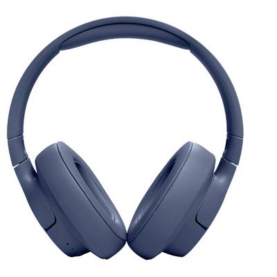 Casque audio circumauriculaire bleu, conçu pour le confort et une expérience sonore immersive, doté d'un arceau réglable et de coussinets d'oreilles rembourrés.