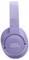Casque audio supra-auriculaire violet avec le logo 'JBL' sur le côté de l'écouteur, présenté de profil.
