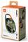 Un boîtier contenant une enceinte portable JBL Clip 5 avec un design camouflage. Le texte met en évidence le Bluetooth V5.3 et une autonomie de 12 heures.