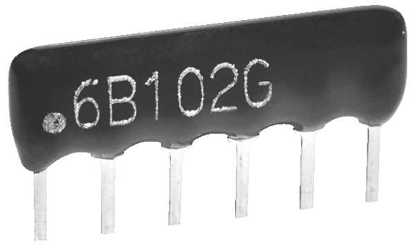 Frei RNLB06G0222B0E Réseau de résistances 2.2 kΩ THT 1 pc(s)