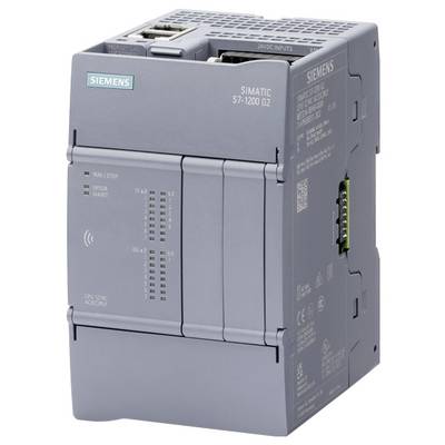 Contrôleur industriel Siemens SIMATIC S7-1200 G2, présentant ses ports et ses voyants lumineux ; utilisé dans les systèmes d'automatisation et de contrôle.