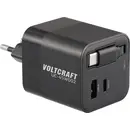 VOLTCRAFT UC-45W002 Chargeur USB 45 W 1x USB-A, 2x USB-C® Power Delivery noir intérieure GaN, USB Power Delivery (USB-PD