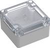 TRU COMPONENTS 6U07080804437 TC-13865052 Boîtier industriel 75 x 75 x 45 ABS, Polycarbonate gris clair 1 pc(s)
