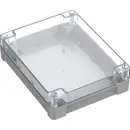 TRU COMPONENTS 6U07241906139 TC-13865196 Boîtier industriel 240 x 191.3 x 61.7 Polycarbonate gris clair, transparent 1 p