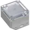TRU COMPONENTS 6U07080805737 TC-13865220 Boîtier industriel 106.5 x 76.5 x 45 ABS-PC gris clair, transparent 1 pc(s)