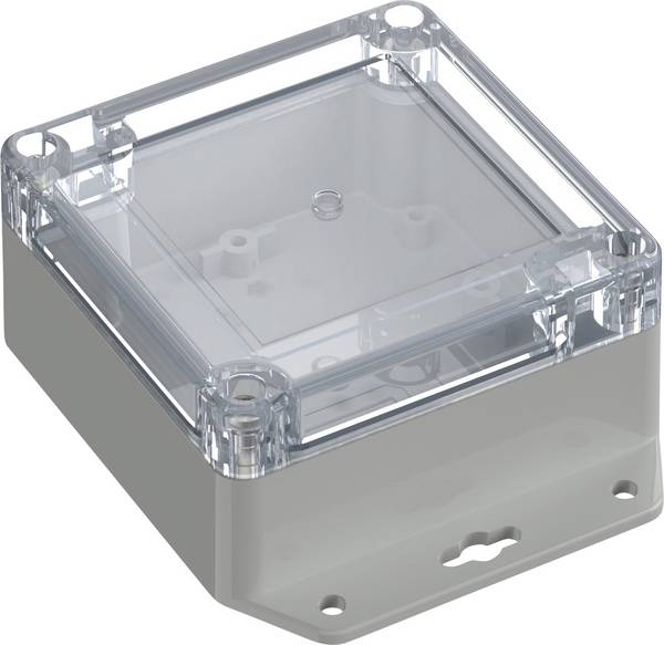 TRU COMPONENTS 6U07090905639 TC-13865244 Boîtier industriel 121.5 x 91.5 x 45  Polycarbonate  gris clair, transparent 1 pc(s)
