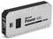 Un démarreur de batterie portable de marque 'Nomad Power 501', doté d'un boîtier gris, équipé d'une lampe torche et de ports USB, utilisé pour faire démarrer les batteries de voiture.
