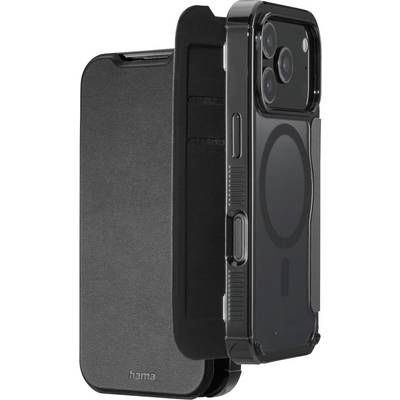 Hama Étui portefeuille Apple iPhone 17 Pro noir compatible avec MagSafe, chargement par induction 00232403-0
