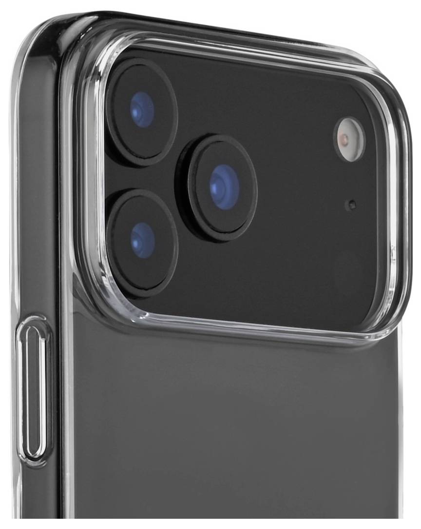 Gros plan sur le module de caméra arrière d'un smartphone montrant trois objectifs et un flash dans un boîtier élégant et moderne, mettant en valeur les détails de design.