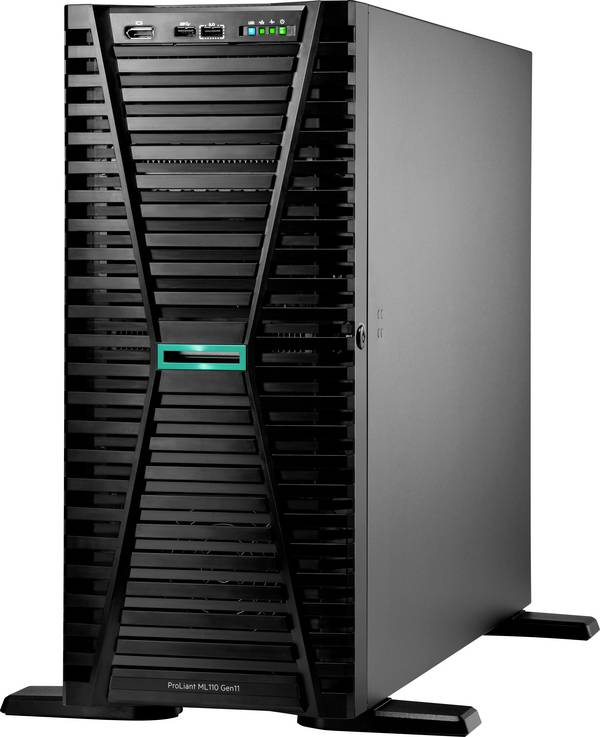 Hewlett Packard Enterprise Serveur ProLiant ML110 G11  2.5 cm (1 pouces)  Intel® Xeon Silver 4510  64 GB RAM          P85581-425