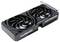 Une carte graphique portant l'étiquette 'GeForce RTX' avec deux ventilateurs et un design noir élégant, mettant l'accent sur les performances élevées et la technologie de refroidissement avancée.