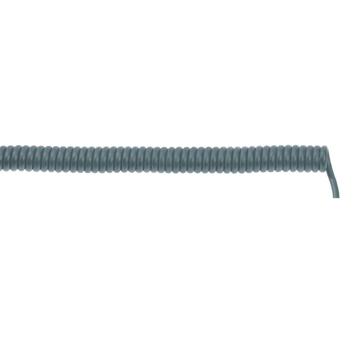 LAPP 73220394 Câble spiralé UNITRONIC® SPIRAL LiF2Y11Y 400 mm / 1600 mm 4 x 0.34 mm² gris 1 pc(s)-0