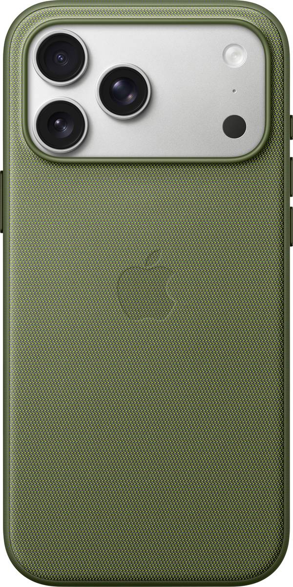 Apple TechWoven Case iPhone 17 Pro Max vert compatible avec MagSafe MGFD4ZM/A