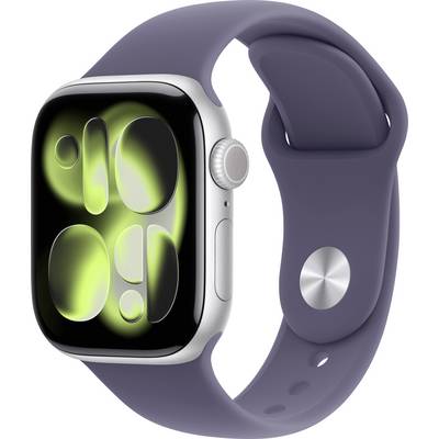 Apple Watch Series 11 GPS 42 mm boîtier en aluminium bracelet de sport violet brumeux S/M-0