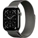 Apple Watch Series 11 GPS + Cellular 46 mm boîtier en titane Milanese Loop ardoise M/L