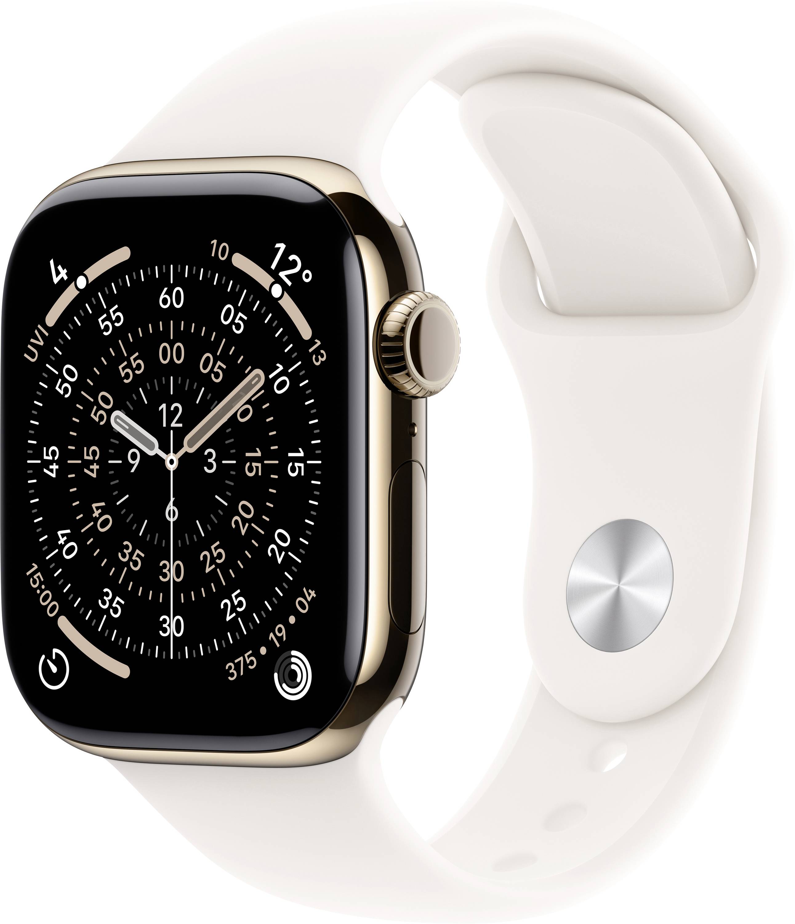 Apple Watch Series 11 GPS + Cellular 46 mm boîtier en titane bracelet de sport rose pâle M/L-0