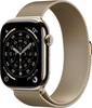 Apple Watch Series 11 GPS + Cellular 46 mm boîtier en titane Milanese Loop or S/M
