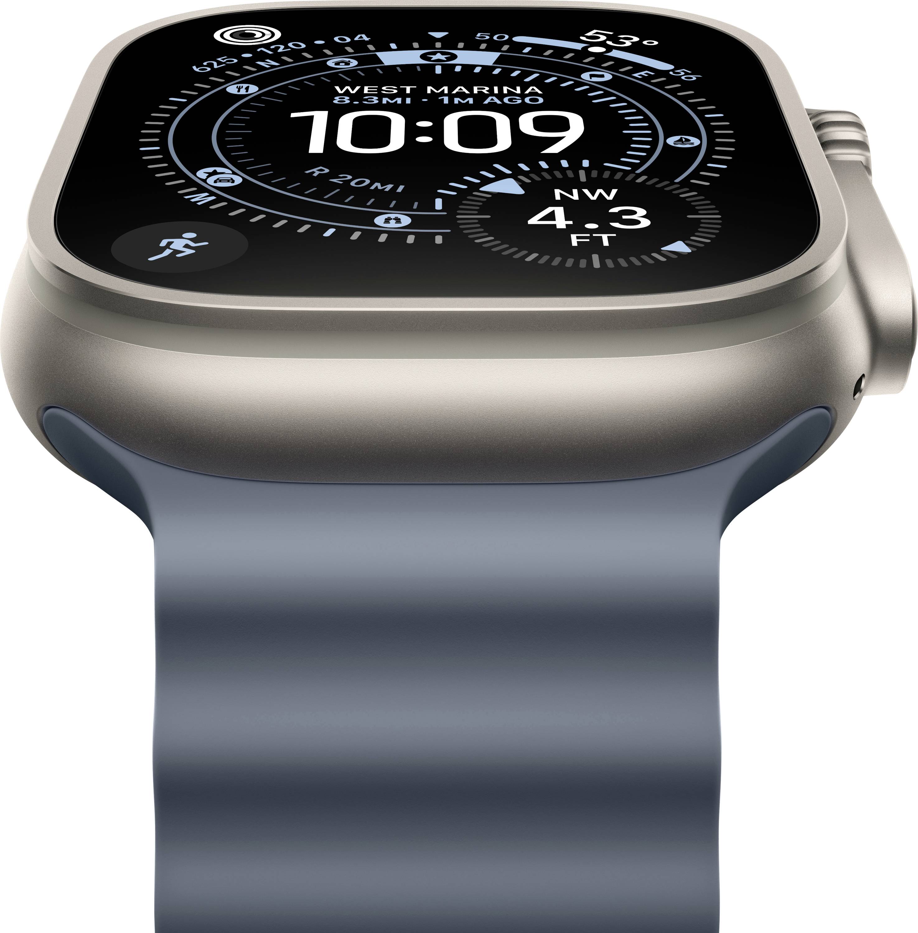 Apple Watch Ultra 3 GPS + Cellular 49 mm boîtier en titane Ocean Band-1