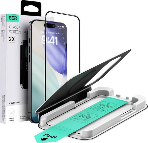 ESR Verre de protection d'écran Apple Apple iPhone 17 Pro 1 pc(s) 1D88000301